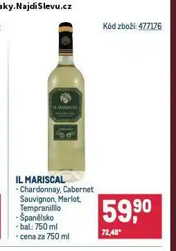 Makro Il mariscal merlot nabídka