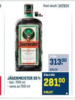 Makro Jagermeister nabídka