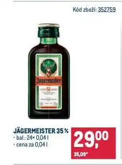 Makro Jagermeister nabídka