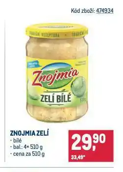 Makro Znojmia zelí nabídka