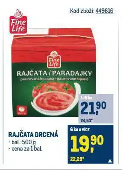 Makro Rajčata drcená nabídka