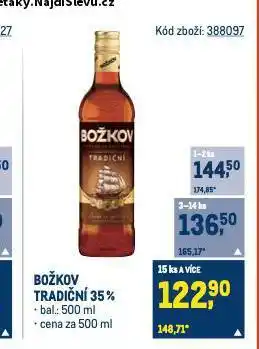 Makro Božkov tradiční nabídka