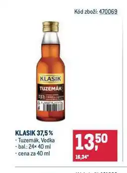 Makro Klasik vodka nabídka