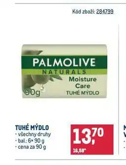 Makro Palmolive tuhé mýdlo nabídka