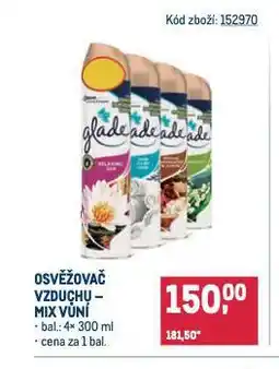 Makro Osvěžovač vzduchu glade nabídka