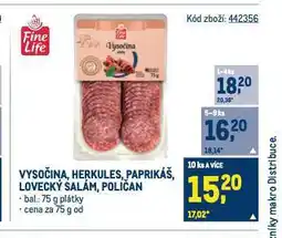 Makro Lovecký salám nabídka