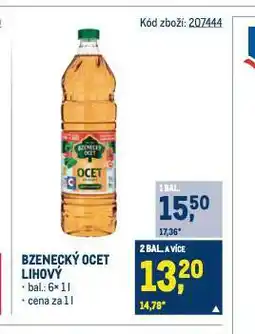 Makro Bzenecký ocet lihový nabídka