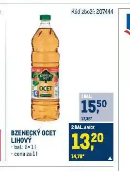 Makro Bzenecký ocet lihový nabídka