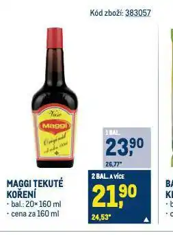 Makro Maggi tekuté koření nabídka