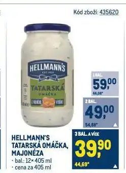 Makro Hellmann's tatarská omáčka nabídka