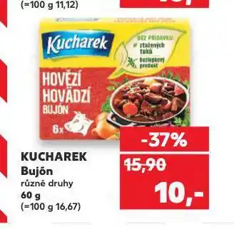 Kaufland Kucharek bujón nabídka