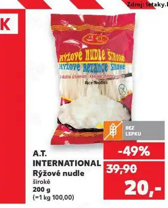 Kaufland Rýžové nudle nabídka