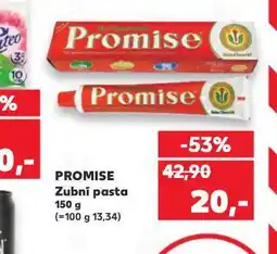 Kaufland Promise zubní pasta nabídka