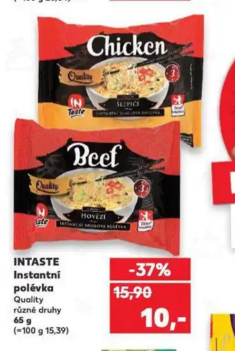 Kaufland Intaste nudlová polévka nabídka