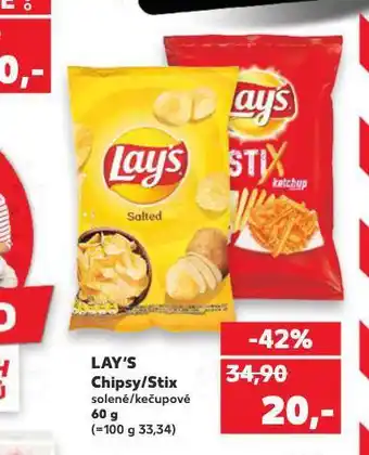 Kaufland Lay's stix nabídka