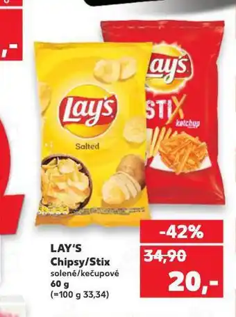 Kaufland Lay's chipsy nabídka