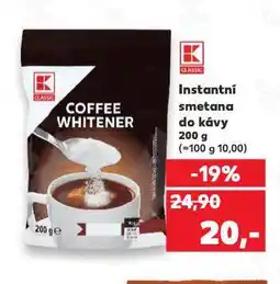 Kaufland Instantní smetana do kávy nabídka