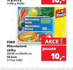 Kaufland Fino mikrotenové sáčky nabídka