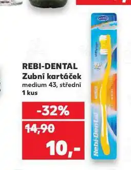 Kaufland Rebi-dental zubní kartáček nabídka