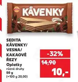 Kaufland Kakaové řezy nabídka