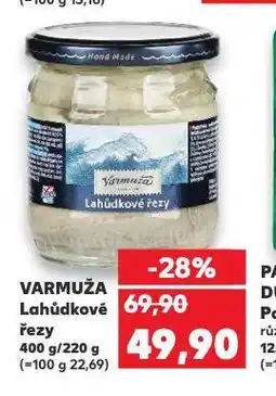 Kaufland Varmuža lahůdkové řezy nabídka