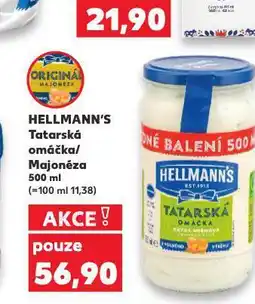 Kaufland Hellmann's majonéza nabídka