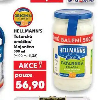 Kaufland Hellmann's tatarská omáčka nabídka