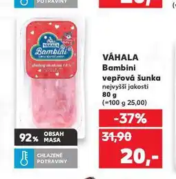 Kaufland Bambini vepřová šunka nabídka