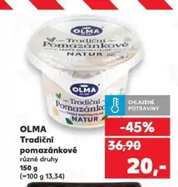 Kaufland Olma tradiční pomazánkové nabídka