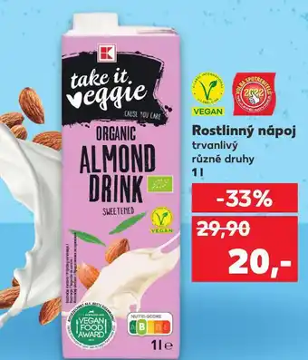 Kaufland Rostlinný nápoj nabídka