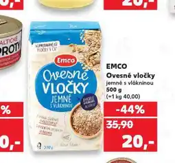 Kaufland Emco ovesné vločky nabídka