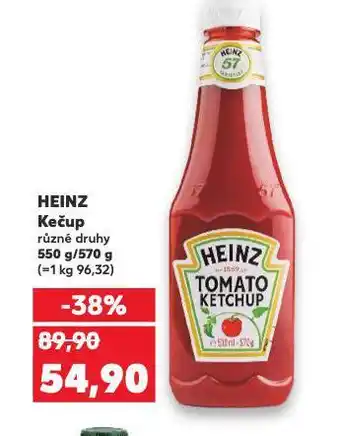 Kaufland Heinz kečup nabídka