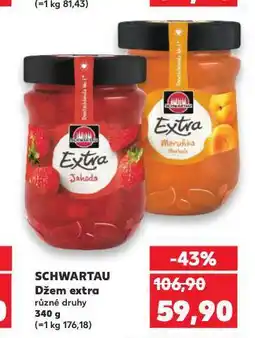 Kaufland Schwartau extra džem nabídka