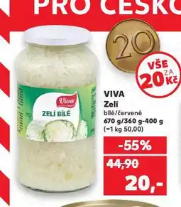 Kaufland Viva zelí nabídka