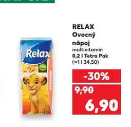 Kaufland Relax ovocný nápoj nabídka