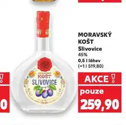 Kaufland Moravský košt slivovice nabídka