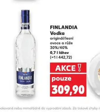 Kaufland Finlandia vodka nabídka