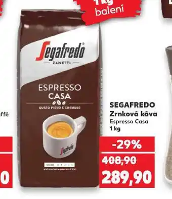 Kaufland Káva segafredo nabídka