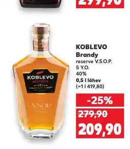 Kaufland Koblevo brandy nabídka