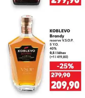 Kaufland Koblevo brandy nabídka