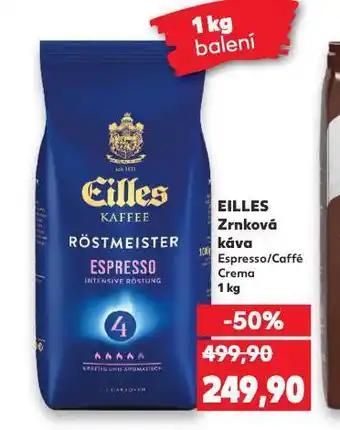 Kaufland Eilles káva nabídka