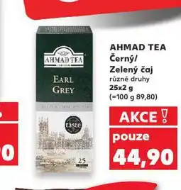 Kaufland Ahmad čaj nabídka