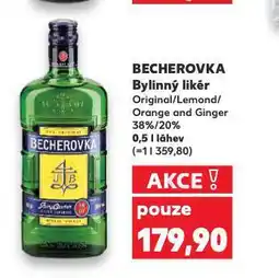 Kaufland Becherovka nabídka