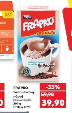 Kaufland Frapko granulovaný nápoj nabídka