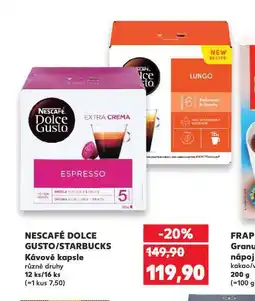 Kaufland Kávové kapsle dolce gusto nabídka