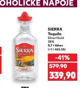 Kaufland Sierra tequila nabídka