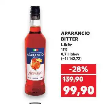 Kaufland Aparancio bitter nabídka