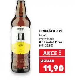 Kaufland Pivo primátor nabídka