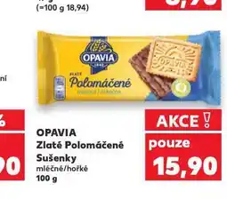 Kaufland Opavia zlaté polomáčené nabídka