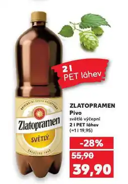 Kaufland Pivo zlatopramen nabídka